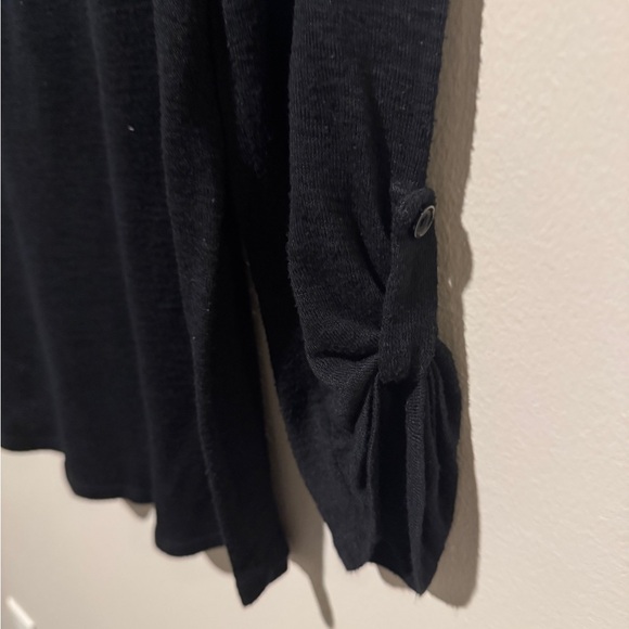 Soprano Black and Gold Glitter Top - Picture 4 of 4